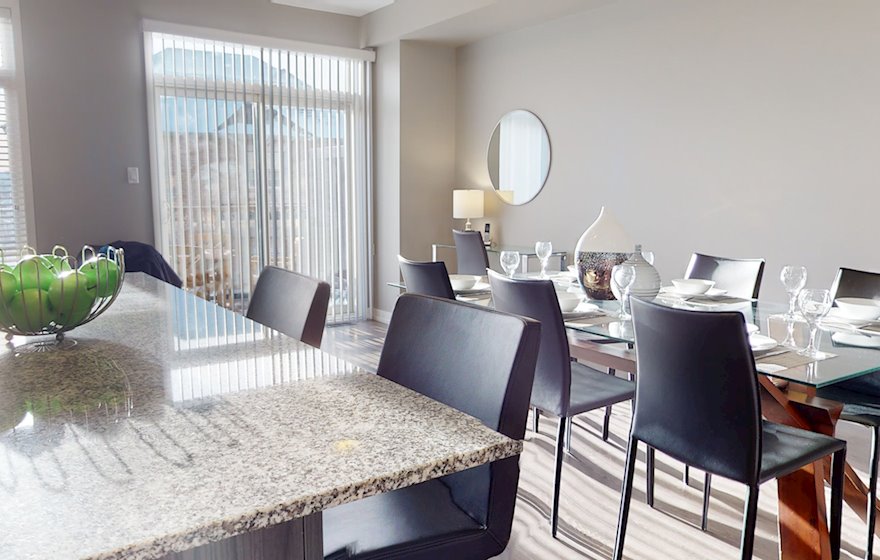 Dining Room Fully Furnished Apartment Suite Oakville