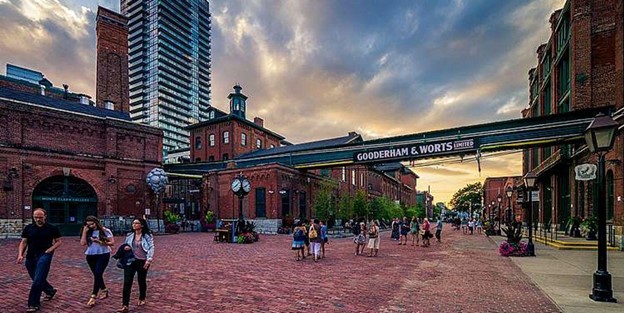 Toronto’s historic Distillery District