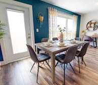 2 Dining Room Living Room Open Concept Kitchen Fully Furnished Townhouse Dartmouth NS