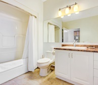 311 Master Bathroom Soaker Tub Fully Furnished Apartment Suite Kanata