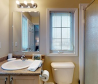 Master Bathroom Walk In Shower Fully Furnished Apartment Suite Kitchener