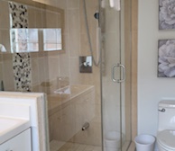 Principal Bathroom Walk In Shower Fully Furnished Apartment Suite Markham