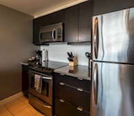 Kitchen Fully Equipped Five Appliances Stainless Steel suite 702 Victoria