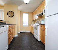 Kitchen Fully Equipped Furnished Apartment, Assomption Boulevard Moncton NB