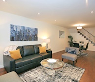 Living Room Free WiFi Fully Furnished Apartment Suite Scarborough