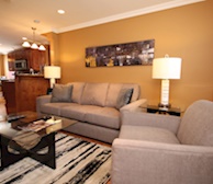 Living Room Free WiFi Fully Furnished Apartment Suite Bond Street Townhouse St. John's, NL