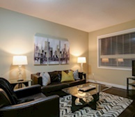Living Room Free WiFi Fully Furnished Apartment Suite Oakville