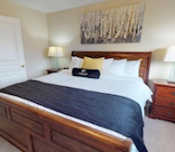 Master Bedroom King Mattress Fully Furnished Apartment Suite Oakville