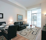 Living Room Free WiFi Fully Furnished Apartment Suite Woodbridge Vaughan 210