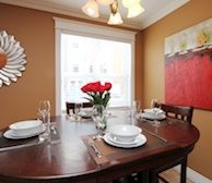 Dining Room Fully Furnished Apartment Bond Street Townhouse St. John's, NL