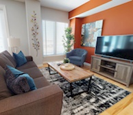 11 Living Room Free WiFi Fully Furnished Apartment Suite Moncton New Brunswick