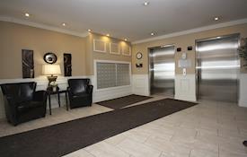 Entry Way To Elevators Furnished Apartment Suites Bedford Heights Bedford NS