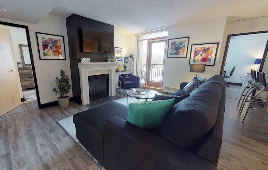 8 Living Room Free WiFi Fully Furnished Apartment Harbour View Suite Bishop's Landing Halifax NS