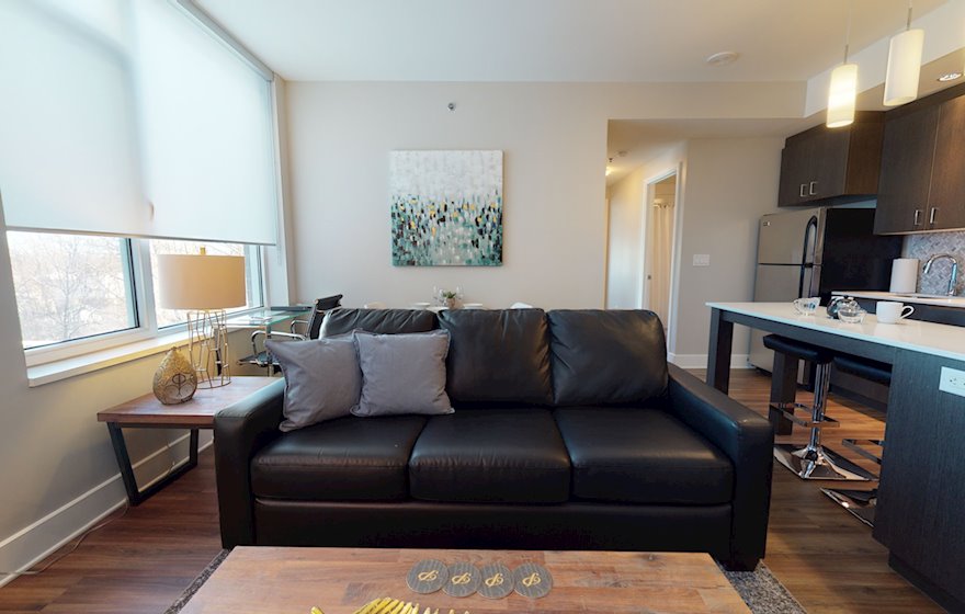 322 Living Room Free WiFi Fully Furnished Apartment Suite Ottawa