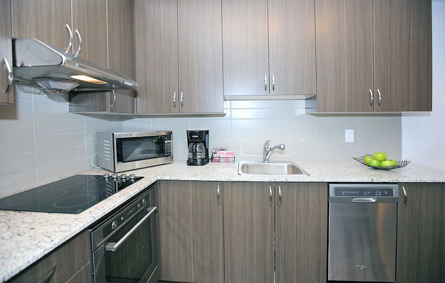 Kitchen Fully Equipped Five Appliances Stainless Steel North York