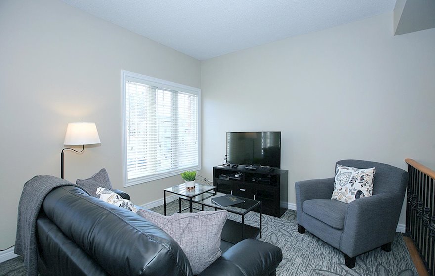 Living Room Free WiFi Fully Furnished Apartment Suite Kleinburg #12