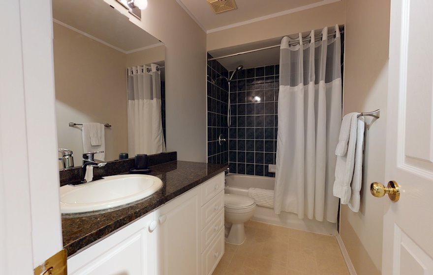 Bathroom 3 Piece Fully Furnished Apartment Suite Kanata