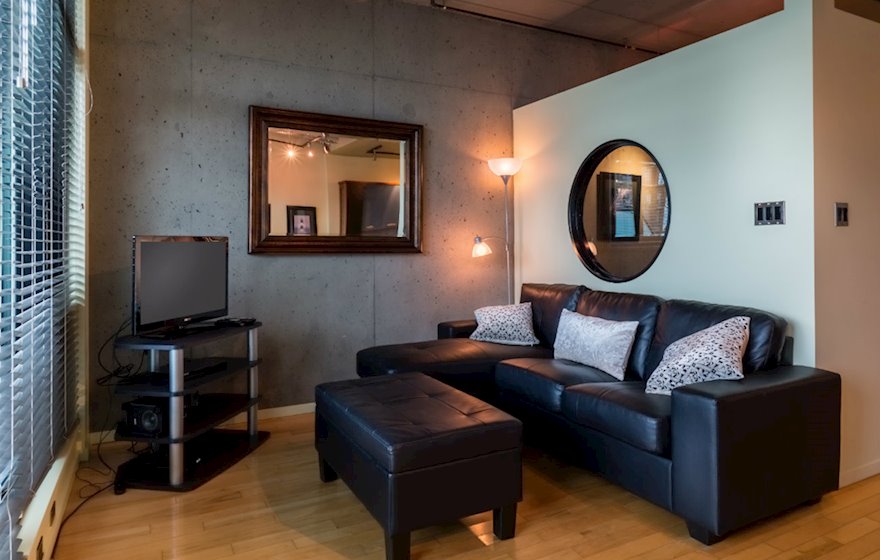 Inner Harbour condo, suite 304 living room