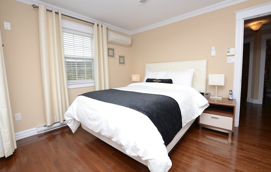 Master Bedroom Fully Furnished Apartment Suite St. John’s Newfoundland