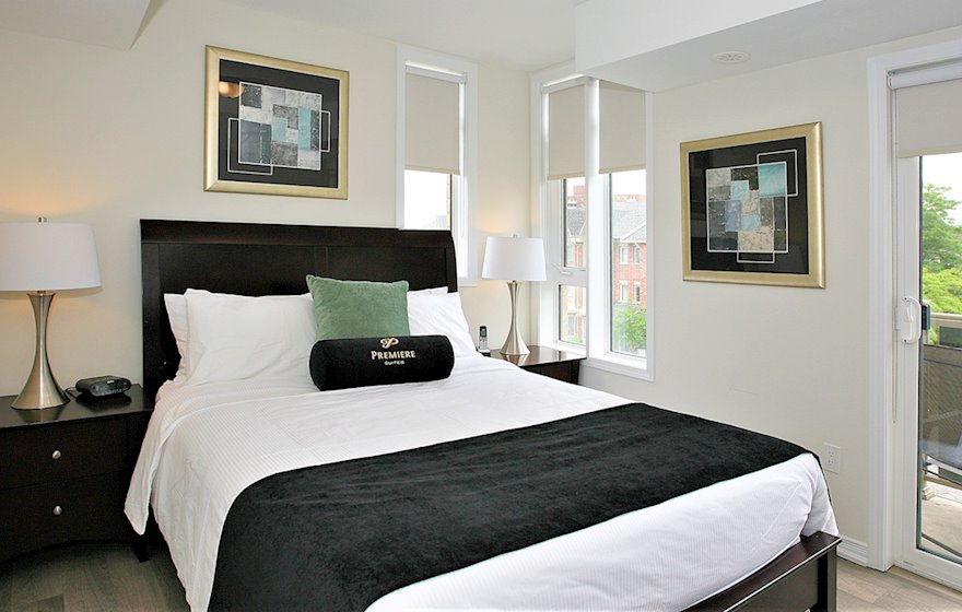 Master Bedroom Queen Mattress Fully Furnished Apartment Suite Scarborough