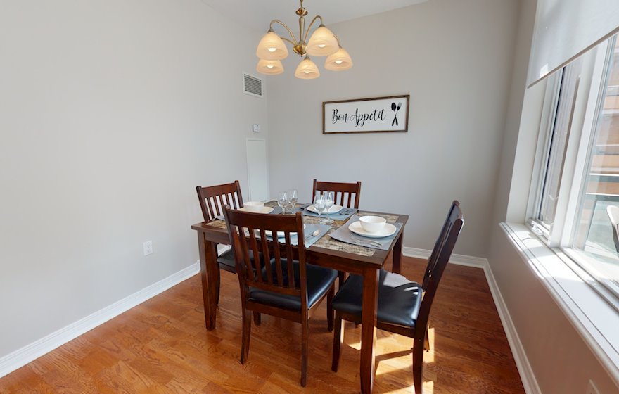1606 Dining Room Fully Furnished Apartment Suite Ottawa