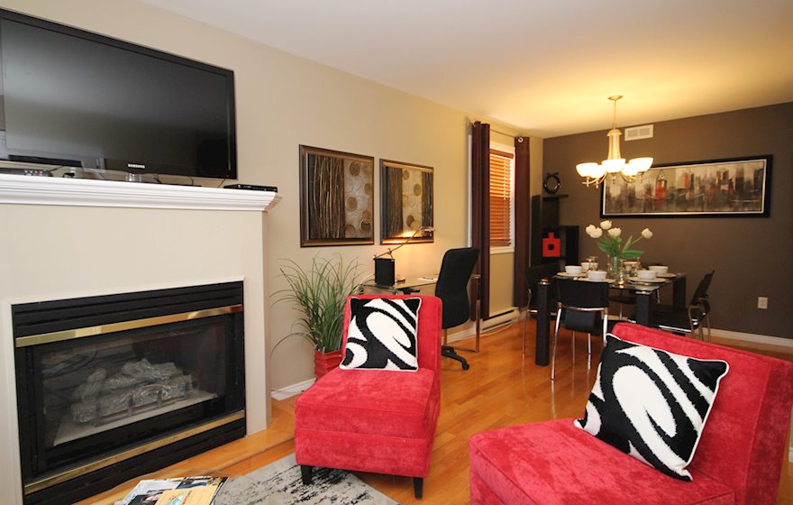 Living Room Free WiFi Fully Furnished Apartment Suite  42 LeMarchant Road St. John's NL
