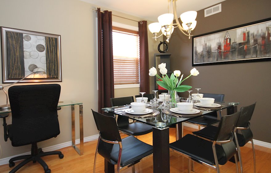 Dining Room Fully Furnished Apartment 42 LeMarchant Road St. John's NL
