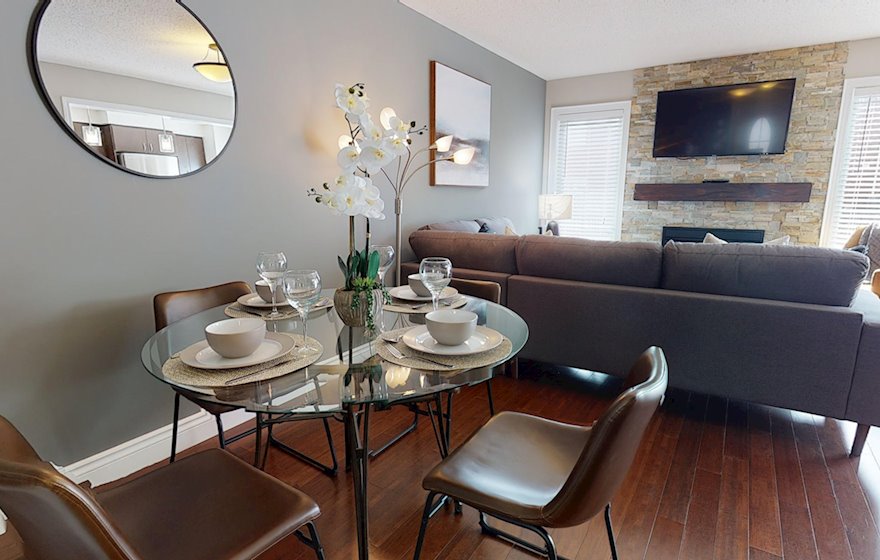 Dining Room Fully Furnished Apartment Suite Milton