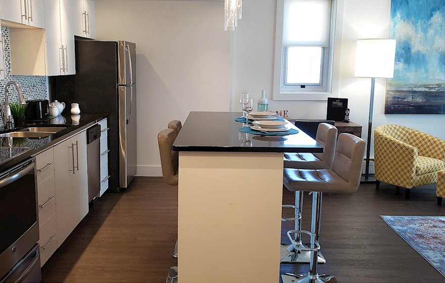 7 Kitchen Fully Furnished WiFi Fully Furnished Apartment Suite Winchester Plaza Halifax NS