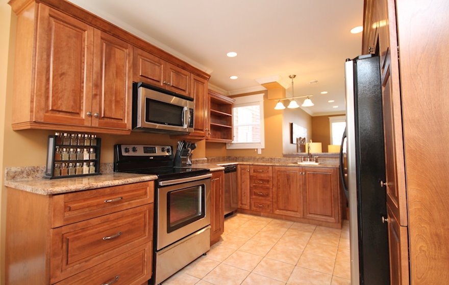 Kitchen Fully Equipped Five Appliances Stainless Steel Bond Street Townhouse St. John's, NL