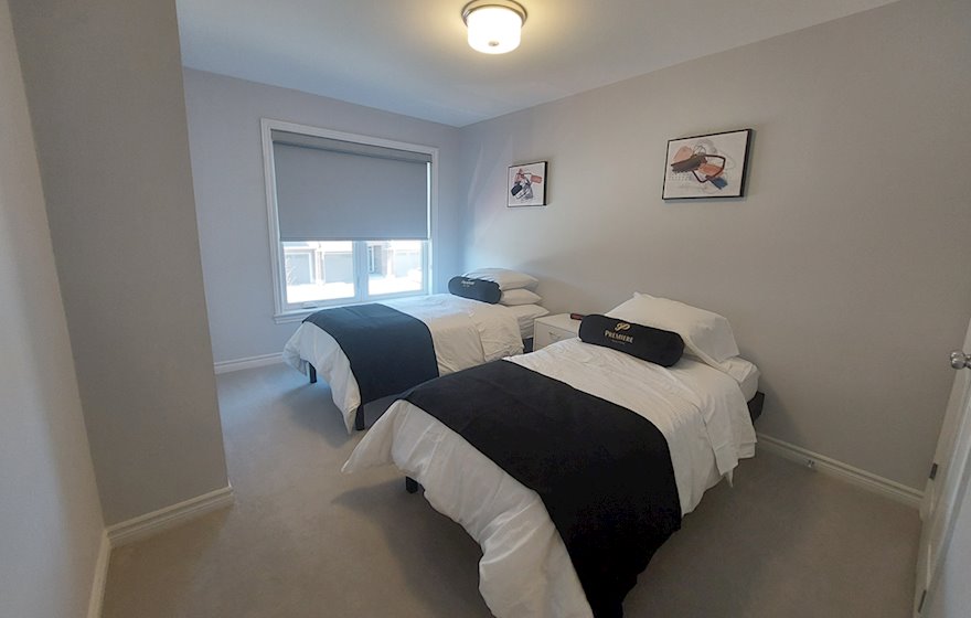 Third Bedroom Twin Beds Fully Furnished Apartment Suite Ottawa