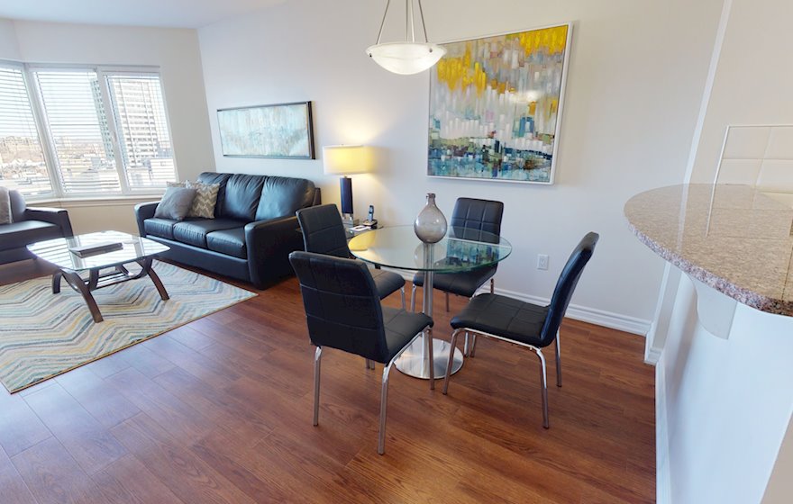 1007 Dining Room Fully Furnished Apartment Suite Ottawa