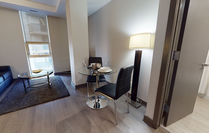 1006 Dining Room Fully Furnished Apartment Suite Ottawa