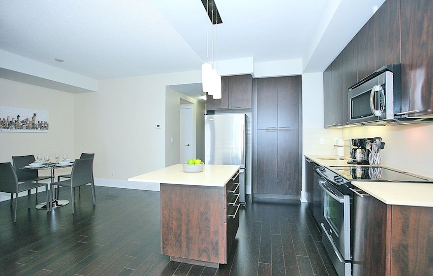 Dining Room Fully Furnished Apartment Suite Midtown Toronto