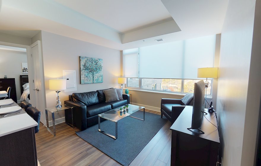 822 Living Room Free WiFi Fully Furnished Apartment Suite Ottawa