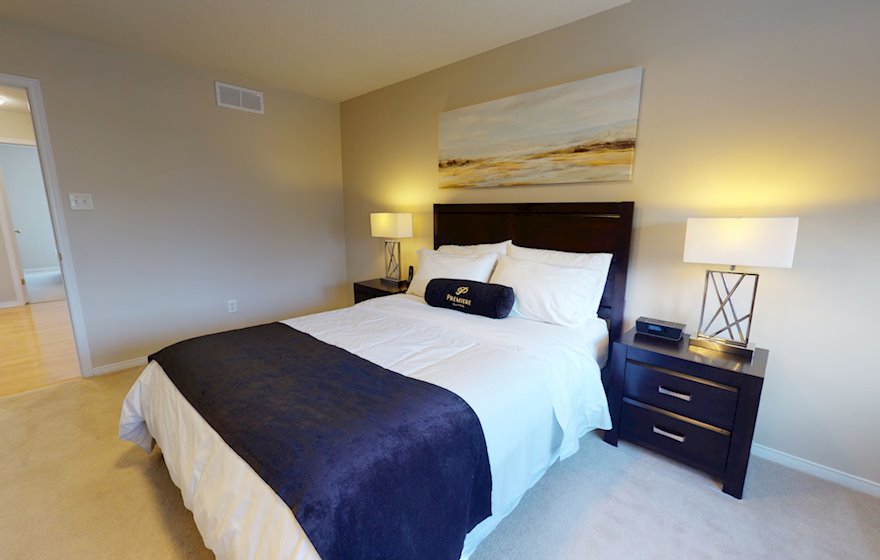 Master Bedroom Queen Mattress Fully Furnished Apartment Suite Kanata