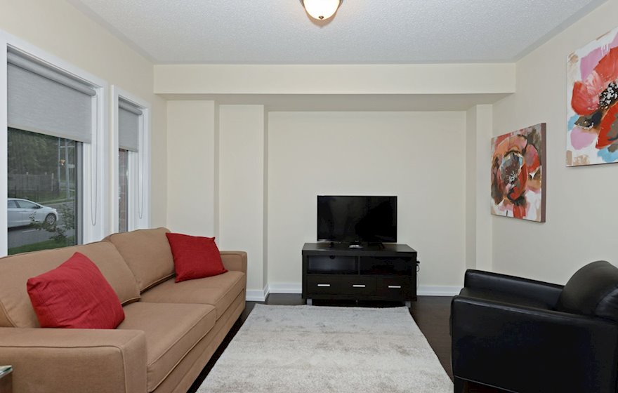 Second Living Room with pull out sofa Free WiFi Fully Furnished Apartment Suite Pickering